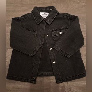 Zara black overshirt
